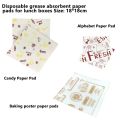 10/20 PCS Disposable Biodegradable Hamburger Box, Bento Lunch Box Baking Cak Food Containers Dessert Protection Snack Box. 