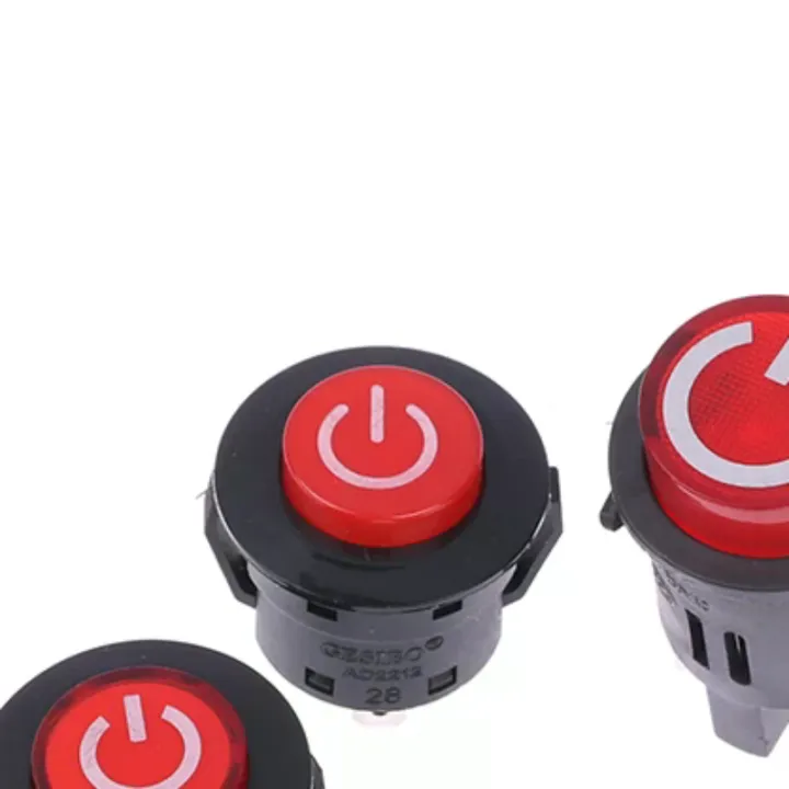 One Button Start Switch For Children's Electric Car 3-pin Power Switch ...