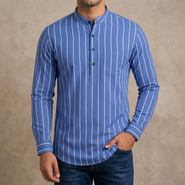 Premium%20Long%20Sleeve%20Striped%20Katua%20for%20Men%20-%20Image%207
