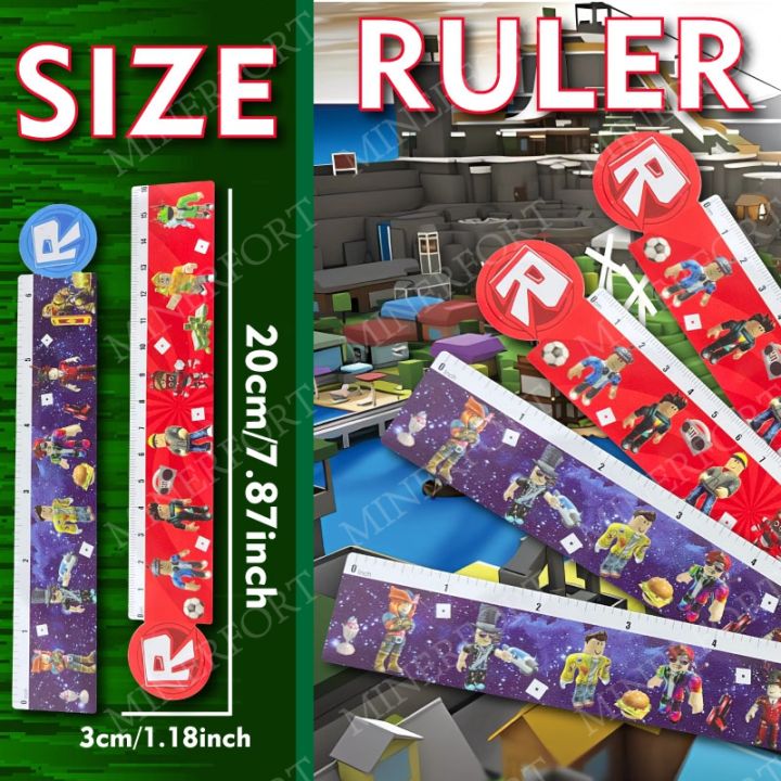 Sports Theme Ruler Roblox Themed Game Ruler Stitch Creative Sets Student Study Stationery ...