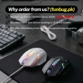 FunBug 7 Light Breathing Gaming Mouse RGB Cheap with FREE Mouse Pad - Gaming Mouse with 7 led - USB Wired Optical Mouse without side buttons for PC, Laptop, Minecraft, Mobile Pubg, Free Fire by FunBug. 