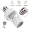 infrared motion sensor E27 LED bulb holder. 