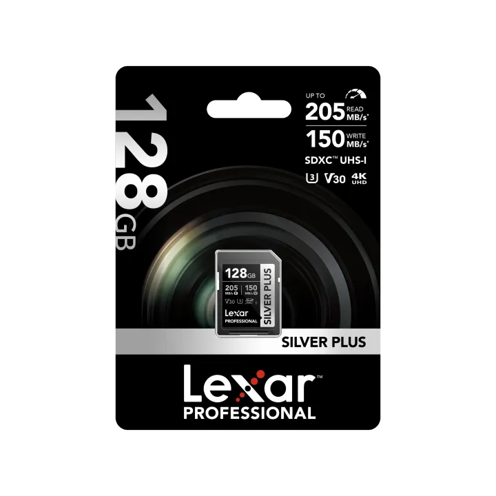Lexar%20SILVER%20PLUS%20SD%20Card%2064GB%20128GB%20256GB%20Flash%20Memory%20Card%20UHS-I%20SILVER%20PLUS%20High%20Speed%20205MB/s%20%20Memory%20Card%20For%204K%20Camera%20-%20Image%206