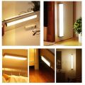 PIR Motion Sensor LED Night Light Dimmable Rechargeable Closet Room Aisle Wireless Portable Lighting Bedroom Desk Lamp Detector. 