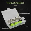 32-In-One Multi-Function Screwdriver Set Combination Disassembly Mobile Phone Electronic Digital Maintenance Tool. 