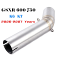 Gsxr 600 750 Motorcycle Exhaust Escape For Suzuki GSXR1000 GSXR  K6 K7 K8 k Exhaust Muffler Silencer Middle Link Pipe. 