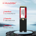 HUADISK M.2 SSD NVME PCIE3.0 128GB 256GB 512GB 1TB 2242 2280 Solid State Disk Internal Hard Drives For Computer Laptop PC. 