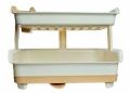 Bright Kitchen Master 2-Layer Plate Rack, 20"x14"x13", Dish Stand with Water Drainer, Random Colors. 