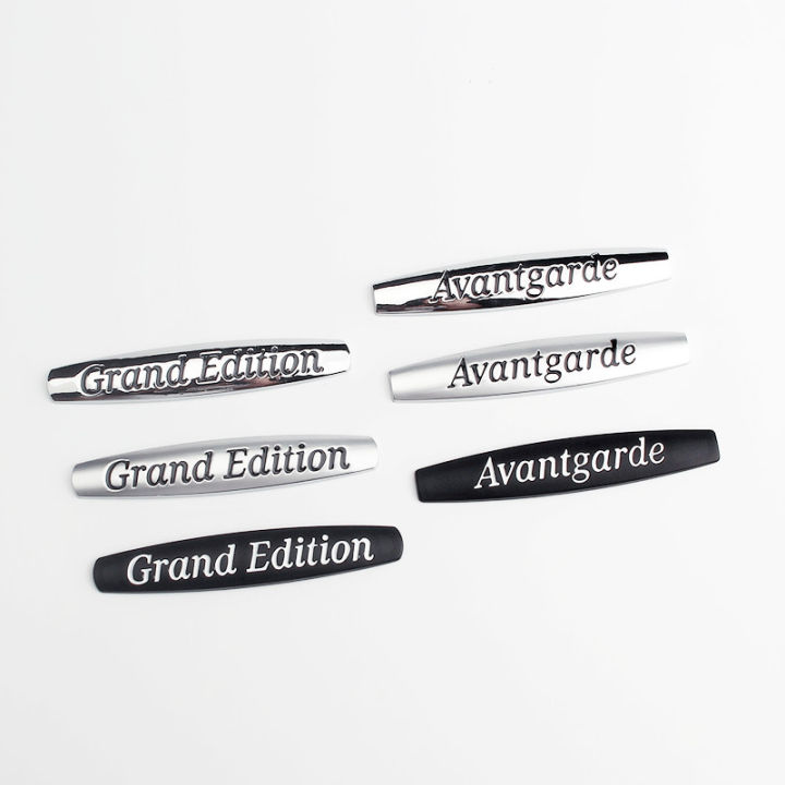 3d Metal Grand Edition Logo Avantgarde Emblem Sticker Car Fender Badge For W211 W205 W210 W447 W204 W213 Accessories
