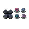 YuXi For PS4 Gamepad ABXY Function Button Key Buttons Kit Replacement For P4 Controller Direction Cross Button. 