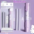 Pencil Eraser Cartoon Push Style Eraser Creative Retractable Durable Cute Art Girls Press The Eraser Stationery School Supplies. 