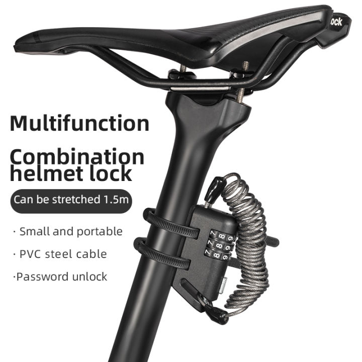 ROCKBROS%20Helmet%20Lock%20Antitheft%20Mini%20Bicycle%20Lock%203%20Digit%20Password%20Lock%20Ultralight%20Flexible%20Bike%20Lock%20Motorcycle%20Helmet%20Lock%20Part%20-%20Image%204