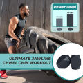 2pcs 40-60lbs Jaw Exerciser Redefine Jawline Trainer Double Chin Jawliner Facial Chew Bite Muscle Anti-stress Face Fitness Ball. 
