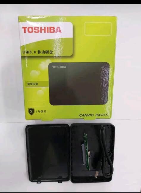 Toshiba External Hard Drive Case 3.0 Speed Plug And Play