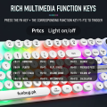 RGB Gaming Keyboard and Mouse and Headphones Combo with FREE Mousepad in Low price ~ Mechanical Feeling Gaming Key Board with 7 light RGB Gaming Mouse ~ Wired Keyboards for Mobile Gaming, Pubg, Laptop, PC, Minecraft, Xbox - 112 Keys - By FunBug. 