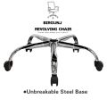 Office Revolving Chair Steel Base with wheels. 
