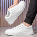 Leather Men Shoes Sneakers Trend Casual Shoe Breathable Leisure Male Sneakers Non-slip Footwear Men Vulcanized Shoes. 