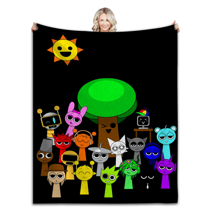 Sprunki%20Incredibox%20Game%20Soft%20Fuzzy%20Plush%20Throw%20Blanket%20for%20Couch%20Bed%20Multi-Sized%20Napping%20Bedspread%20All%20Seasons%20Comforter%20-%20Image%202