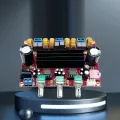 XH-M139 Audio Amplifier Board 2x50W 100W 2.1 Channel Amplifier Modules DC 12-24V 3 Sound Channels Energy Saving Pure HiFi Music. 
