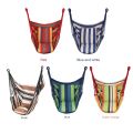 Canvas Hanging Hammock Chair Hanging Rope Swing Bed 200KG Load Bearing For Outdoor Garden Porch Beach Camping Travel no cushion. 