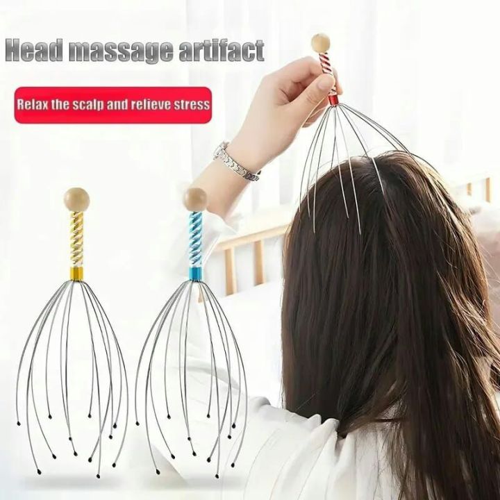 Octopus Hair Massager- bestrong massager finger head massager