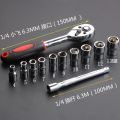 12 Pcs Set Wrench Socket Set Motorcycle Bicycle Repairing Tool Hardware Car Boat Auto Repair Tools Bike Multitool Bike Tool Kit. 