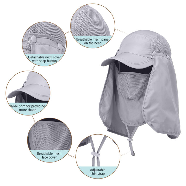 Outdoor%20Sport%20Hiking%20Visor%20Hat%20UV%20Guard%20Face%20Neck%20Cover%20Fishing%20Sun%20%20%20sun%20hat%20with%20face%20cover%20-%20Image%205