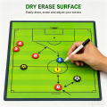 Magnetic Soccer Tactics Board, Foldable Football Coaching Clipboard with Magnets & Pen, Portable Strategy Board for Soccer Train. 