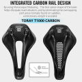 RYET Full Carbon 3D Printed Saddle Ultralight Hollow Comfortable Breathable MTB Road Racing Bike Cycling Seat Bicycle Accessory.