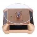 Solar Showcase 360 Turntable Rotating Jewelry Watch Ring Phone Stand Display Jewelry Organizer Hard Display Stand. 