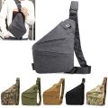 DIENQI Anti-theft Men Chest Bag Waterproof Chest Pack Travel  Personal Pocket  Male Sling Bag Chest Cross body Bag Pauch. 
