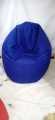 Black Puffy Bean Bag Sofa XXL Large. 