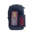 Viking Compass Berserker Rune Applique Embroidery Morale Emblem,The Warrior Of Norse Viking PVC Patches Badges.