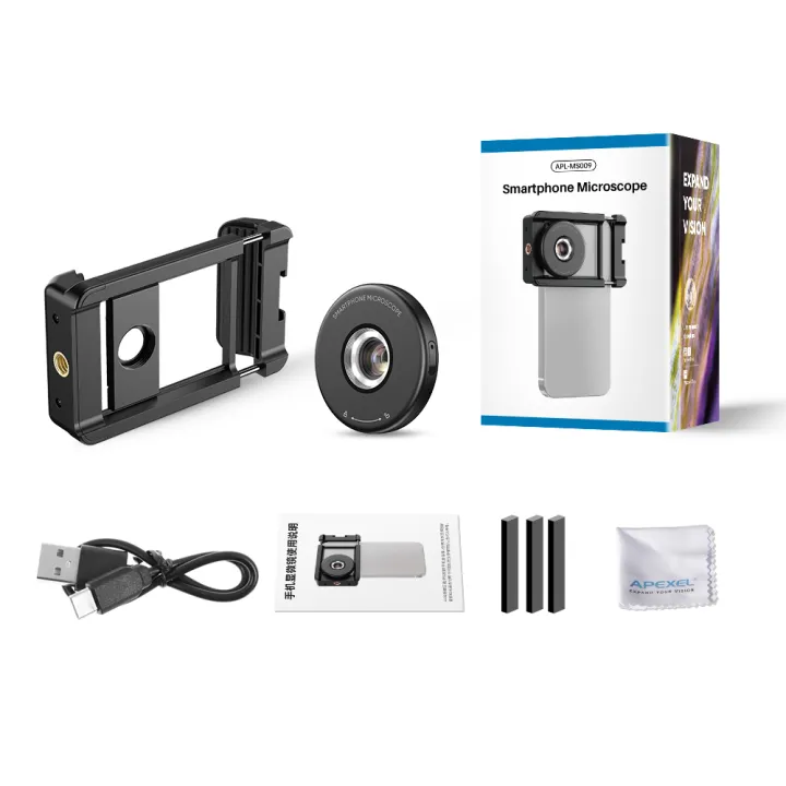 APEXEL%20Digital%20100X%20Microscope%20Lens%20mini%20Portable%20Lenses%20With%20LED%20Fill%20Lights%20CPL%20Filter%20Phone%20Adapter%20For%20iPhone%20Android%20Phones%20-%20Image%206