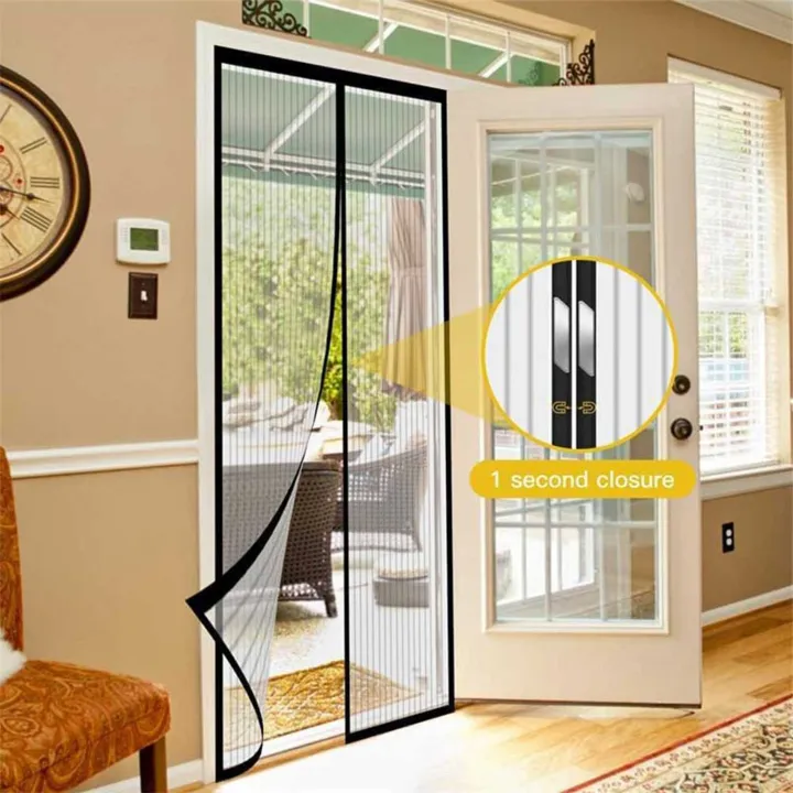 Magnetic%20Screen%20Door%20Fits%20Door%20Opening%20Actual%20Screen%20Hands%20Free%20Mesh%20Partition%20Curtain%20Keeps%20Bug%20Out%20Pet%20and%20Kid%20Friendly%20Screen%20-%20Image%202