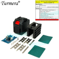 Turmera 18V 21V Screwdriver Battery Case 5X 10X 15X 20X 18650 Holder 5S 50A Max.100A BMS Weld  for Replace Electric Drill. 