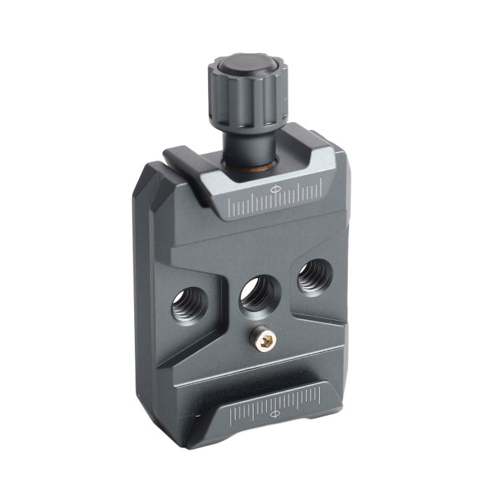 Aluminum%20Alloy%20Quick%20Release%20QR%20Plate%20Clamp%20with%20Arca%20QR%20Plate%20Slot%203/8-inch%20&%201/4-inch%20Screw%20Hole%20for%20%20RS2/RSC2/RS3%20QR%20Plate%20-%20Image%203