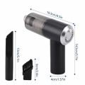3 in 1 Portable Mini Vacuum Cleaner | Rechargeable Handheld Air Blower & Suction Cleaner for Car, Home, Laptop & Keyboard Cleaning. 
