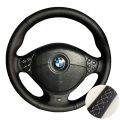 Artificial Leather Car Steering Wheel Cover For BMW M Sport E36 1996-2000 E39 1995-2001 Z3 M E36/7 E36/8 1998-2002 Steering Case.