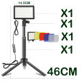 LED Photography Video Light Panel Lighting Photo Studio Lamp Kit For Shoot Live Streaming Youbube With Tripod Stand RGB Filters. 