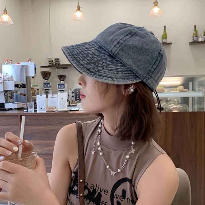 1%C3%97%20Summer%20Sun%20Cowboy%20Hat%20Foldable%20Wide%20Brim%20Women%20Hiking%20Bucket%20Hat%20Outdoor%20UV%20Protection%20Adjustable%20Beach%20Panama%20Ponytail%20Cap%20-%20Image%206