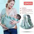 Baby Wrap Newborn Sling Dual Use Infant Nursing Cover Carrier Mesh Fabric Breastfeeding Carriers Up To 130 Lbs (0-36M). 