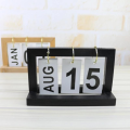 Vintage elegant simple study desk table, wooden desk calendar, minimalist home office desk calendar ready to ship. 
