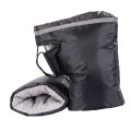Motorcycle Handlebar Gloves with Reflective Strip Windproof Thermal Handle Bar Cover for ATV/Snowmobile/Scooter. 