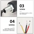 2pcs Motorcycle LED Handle Light Bar End Indicator for Car Turn Signal LED Light Universal Handle Bar Grip Plug Side Marker Lamp. 