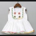 2 pc lown gharara and frock new design frock for kids top quality dresses. 