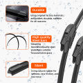3PCS Car Wiper for Hyundai Matrix 2001-2010 Front Rear Windshield Four Seasons durable Accessories 2001 2002 2003 2009 2010. 