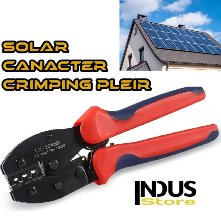 DIANN Solar Crimping Tool LY-2546B MC4 Crimp Pliers Replacement for 2.5-6.0mm2 Solar Panel PV Connectors Cable
