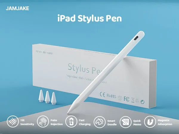 JAMJAKE Stylus Pen For Ipad With Tilt Sensitive&Magnetic Design