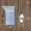 This stylish 3D relief folder features perfect floral branches as its theme, exquisite and elegant. Very suitable for various pa. 